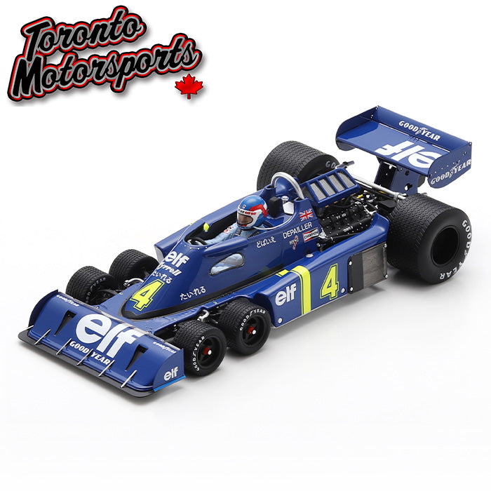 1976 Tyrrell P34 #4 Patrick Depailler - 2nd Japanese GP 1:18 Scale