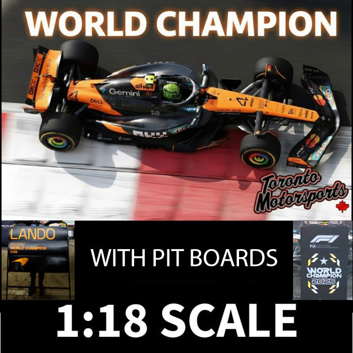 McLaren MCL39 Lando Norris 限定版 Spark 1:18 Lando Norris McLaren MCL39 #4 Winner Australian GP