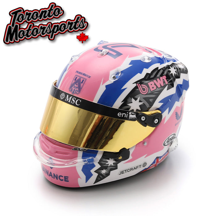 2025 Jack Doohan - BWT Alpine - F1 Replica Helmet - 1:5 Scale by