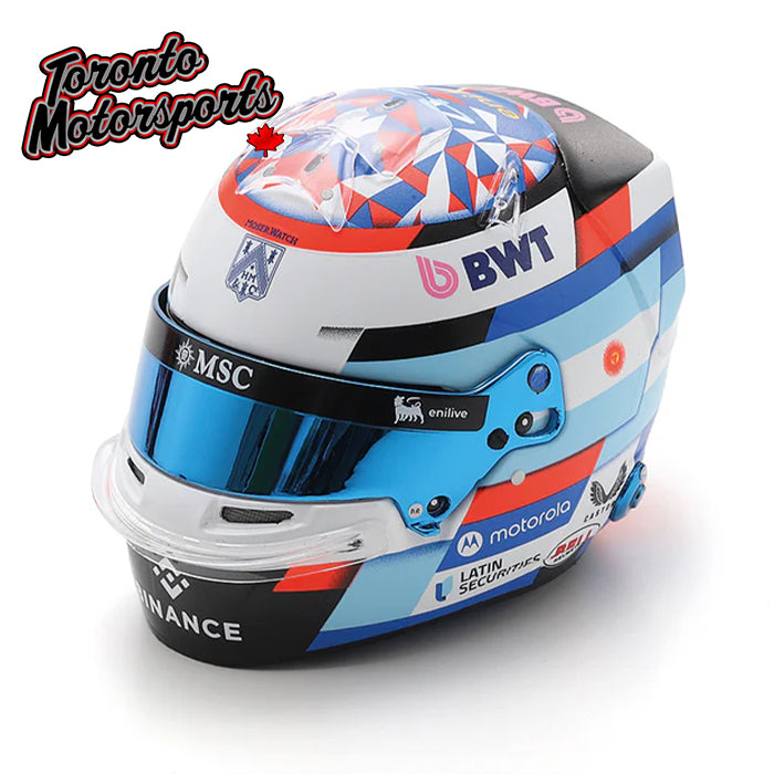 2025 Franco Colapinto - BWT Alpine - F1 Replica Helmet - 1:5 Scale