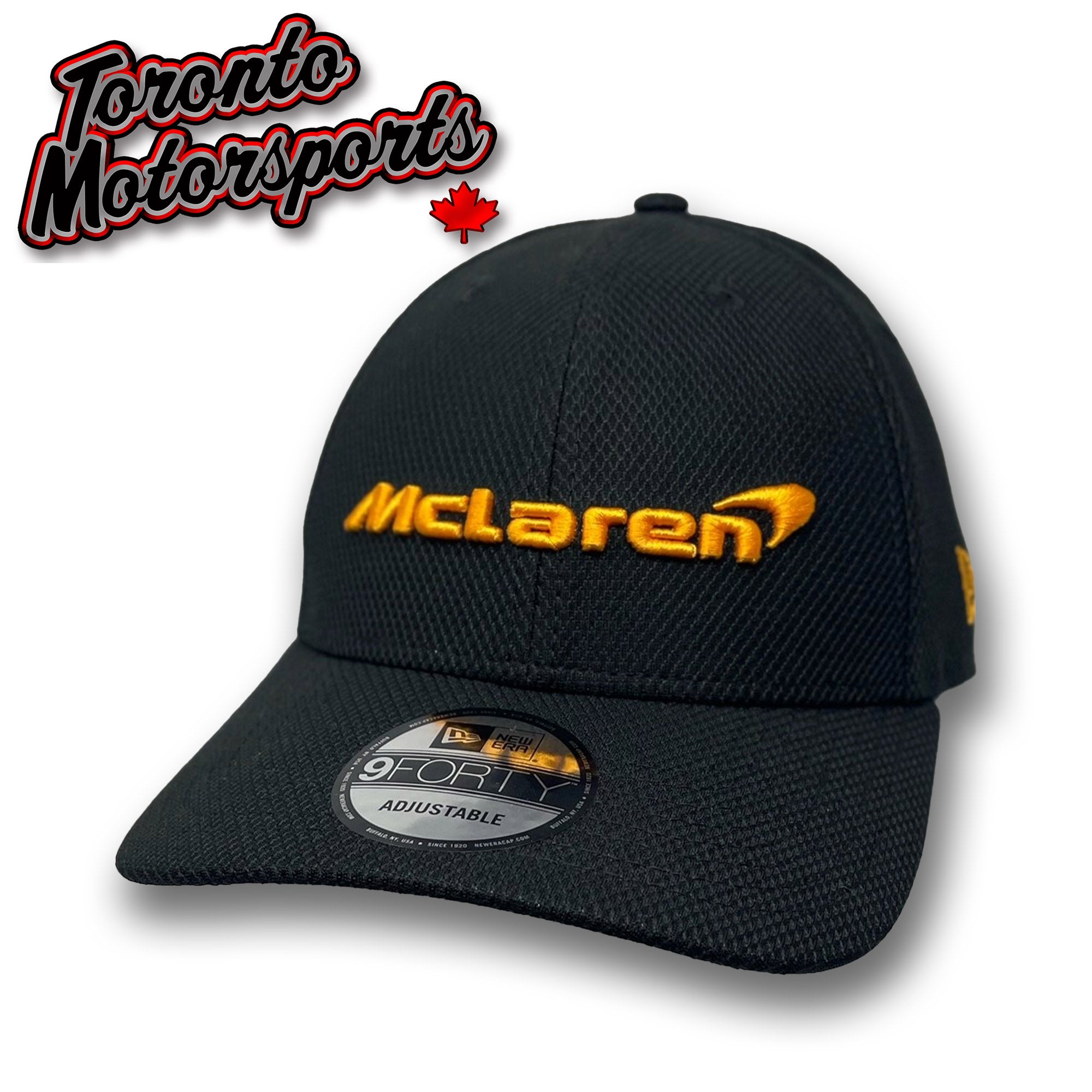 McLaren Wordmark (Textured Black) - NEW ERA 9FORTY Cap Officially