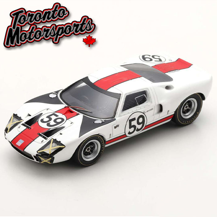 1966 Ford GT40 #59 Scott/Revson - LeMans Hand Made Resin Model 1