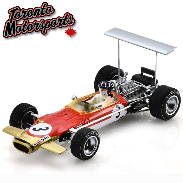 1968 Lotus 49B #3 Graham Hill - 2nd German GP 1:43 Scale by Spark