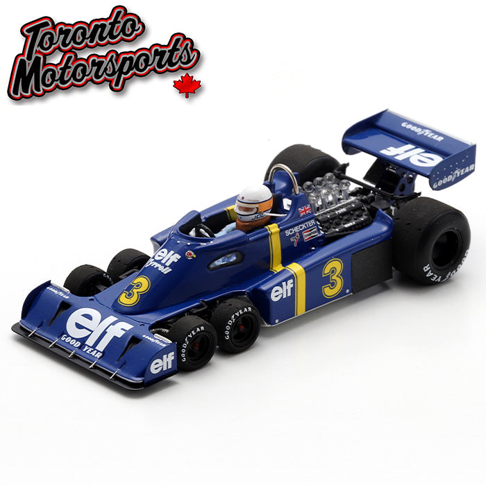 1976 Tyrrell P34 #3 Jody Scheckter – WINNER Sweden GP 1:43 Scale