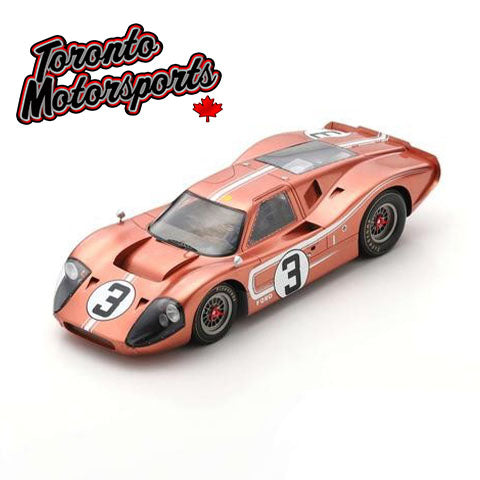 1967 Ford GT40 Mk IV #3 Andretti/Bianchi - Le Mans 24Hr 1:18 Scale
