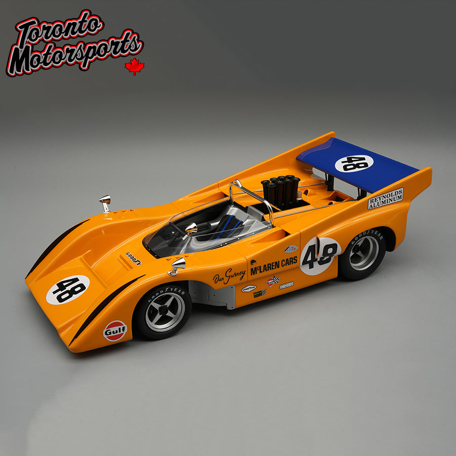 1970 McLaren M8D #48 Dan Gurney Can Am - Mont Tremblant WINNER Ltd