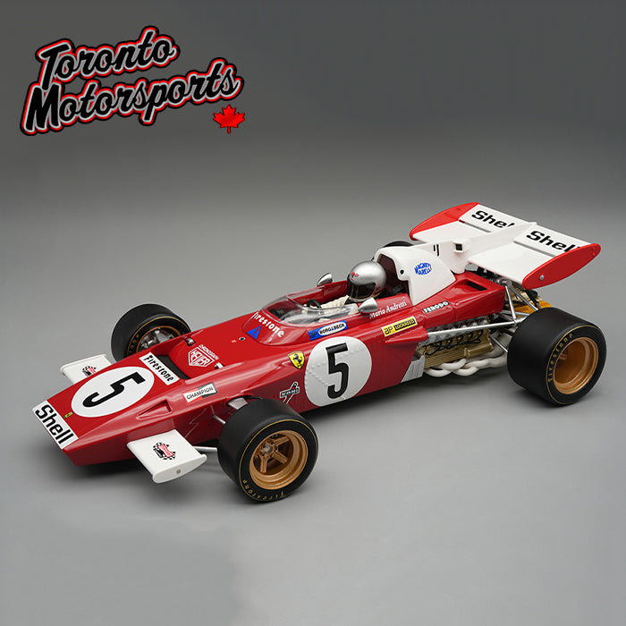 1971 Ferrari 312 B2 F1 #5 Mario Andretti (with Driver Figure