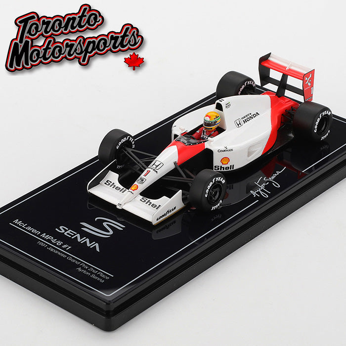 1991 McLaren MP4/6 #1 Ayrton Senna - 2nd Japanese GP 1:43 Scale by