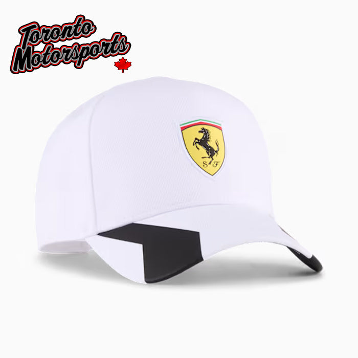 Scuderia Ferrari F1 Puma Race Baseball Hat -  Puma White - Officially Licensed #026891-04