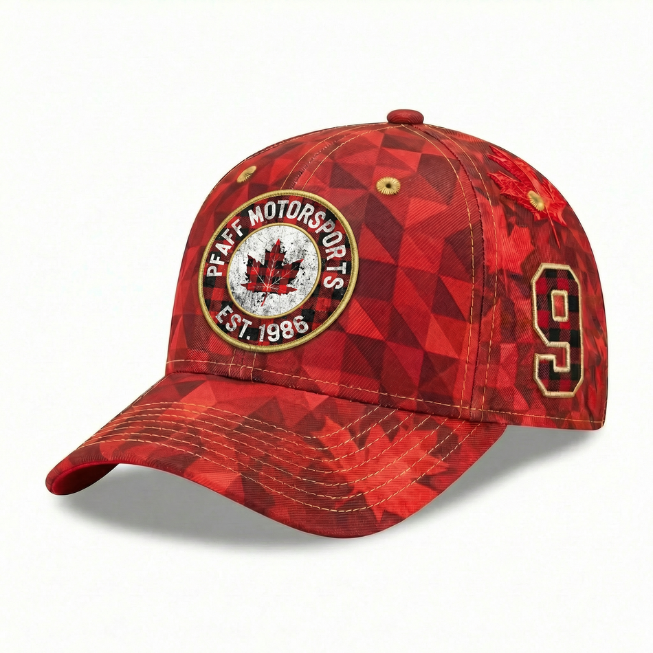 Pfaff Motorsports Low Profile Established TEAM CAP - Red/Gold - PFAFF26-312