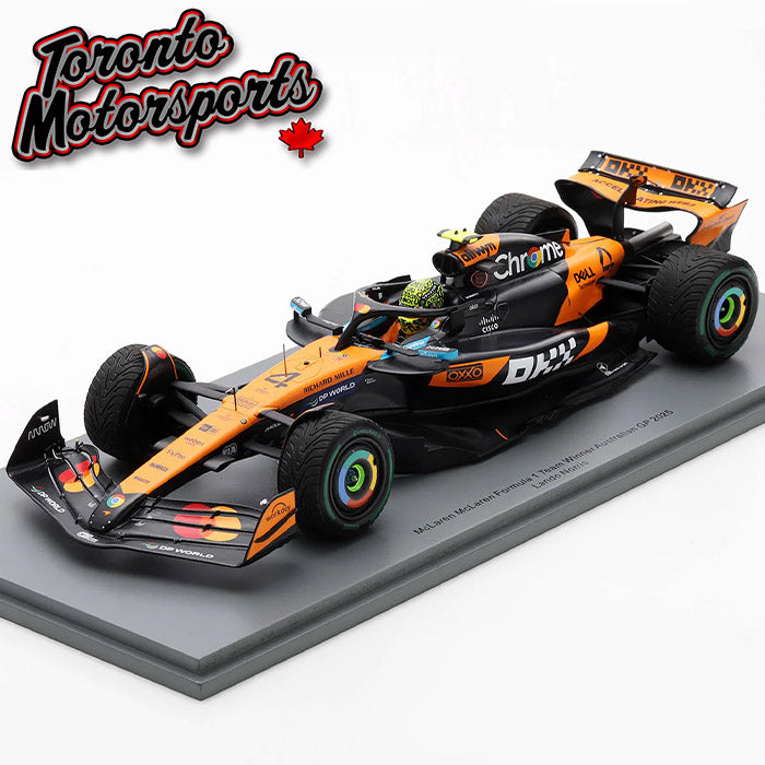 2025 McLaren MCL39 F1 #4 Lando Norris – WINNER Australian GP 1:18 Scale by Spark #SPA1801009 (18S1009)