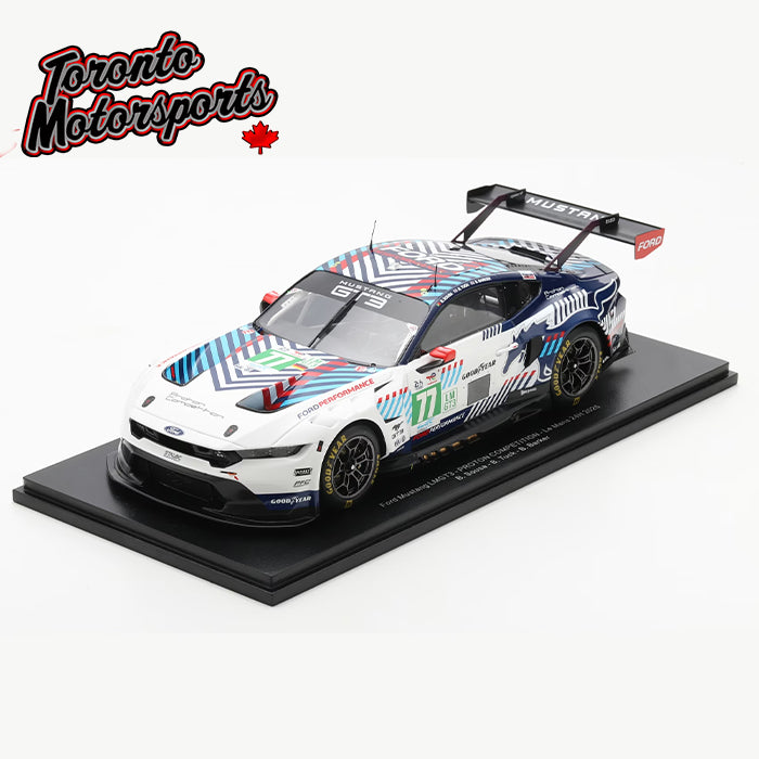 2025 Ford Mustang LMGT3 PROTON COMPETITION #77 Sousa/Tuck/Barker – 24HR Le Mans 1:18 Scale by Spark #SPA1801052 (18S1052)