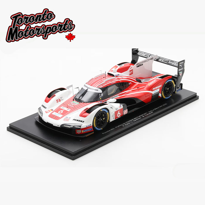 2025 Porsche 963 PORSCHE PENSKE MOTORSPORT #6 Estre/Vanthoor/Campbell – 2nd 24HR Le Mans 1:18 Scale by Spark #SPA1801054 (18S1054)