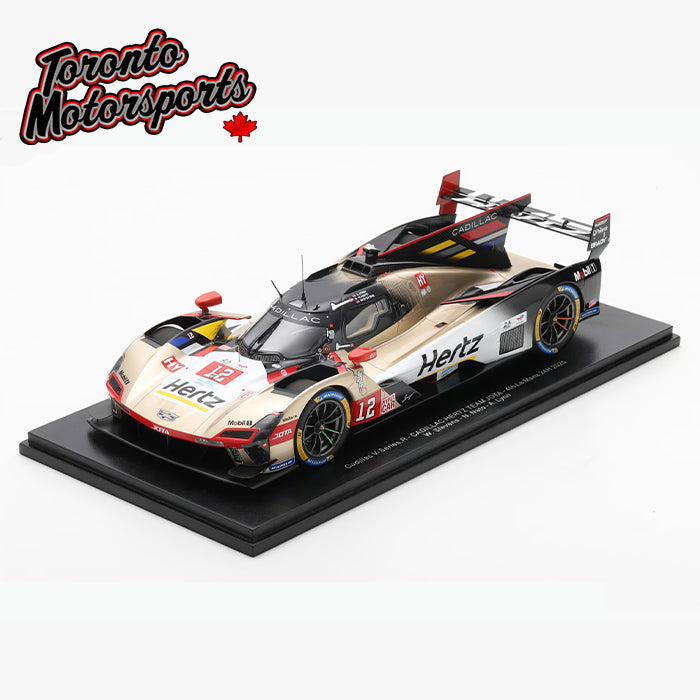 2025 Cadillac V-Series.R CADILLAC HERTZ TEAM JOTA #12 Stevens/Nato/Lynn – 4th 24HR Le Mans 1:18 Scale by Spark #SPA1801057 (18S1057)