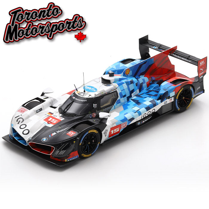 2025 BMW M Hybrid V8 BMW M TEAM WRT #15 Vanthoor/Marciello/Magnussen – 24HR Le Mans 1:18 Scale by Spark #SPA1801058 (18S1058)