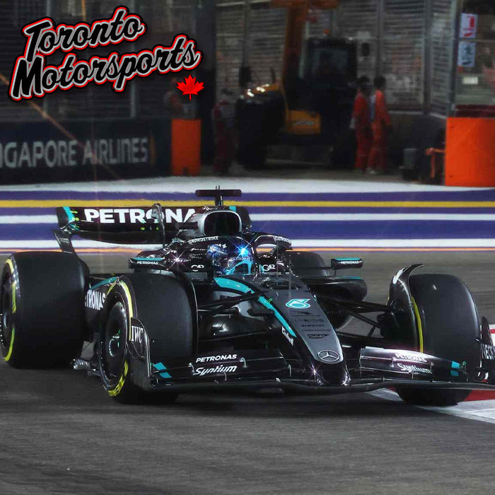 2025 Mercedes-AMG Petronas W16 F1 #63 George Russell – WINNER Singapore GP 1:18 Scale by Spark #18S1110