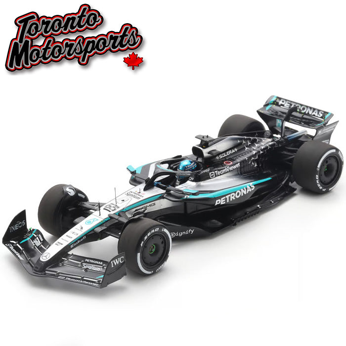 2025 Mercedes-AMG Petronas W16 F1 #63 George Russell – WINNER Singapore GP 1:18 Scale by Spark #18S1110