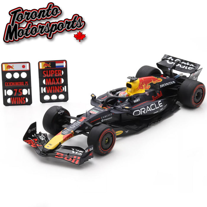 2025 Red Bull Racing RB21 F1 #1 Max Verstappen - WINNER US GP - 1:18 Scale by Spark #18S1113
