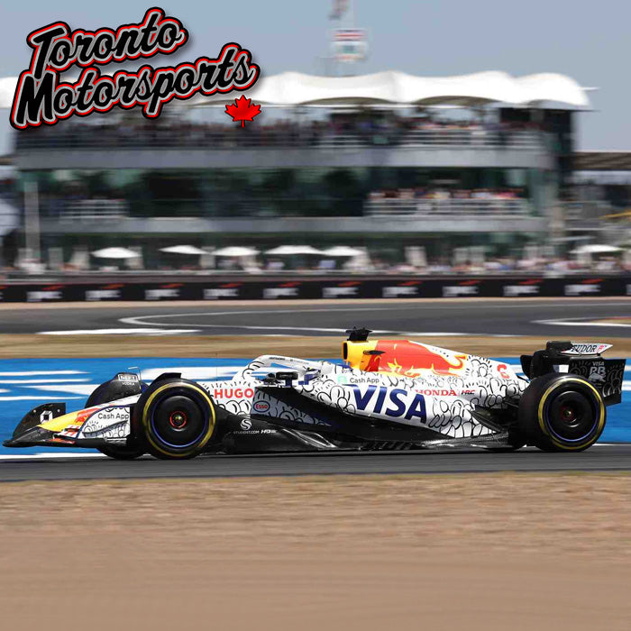2025 Racing Bulls VCARB 02 Visa Cash App #6 Isack Hadjar - British GP 1:18 Scale by Spark #18S1220