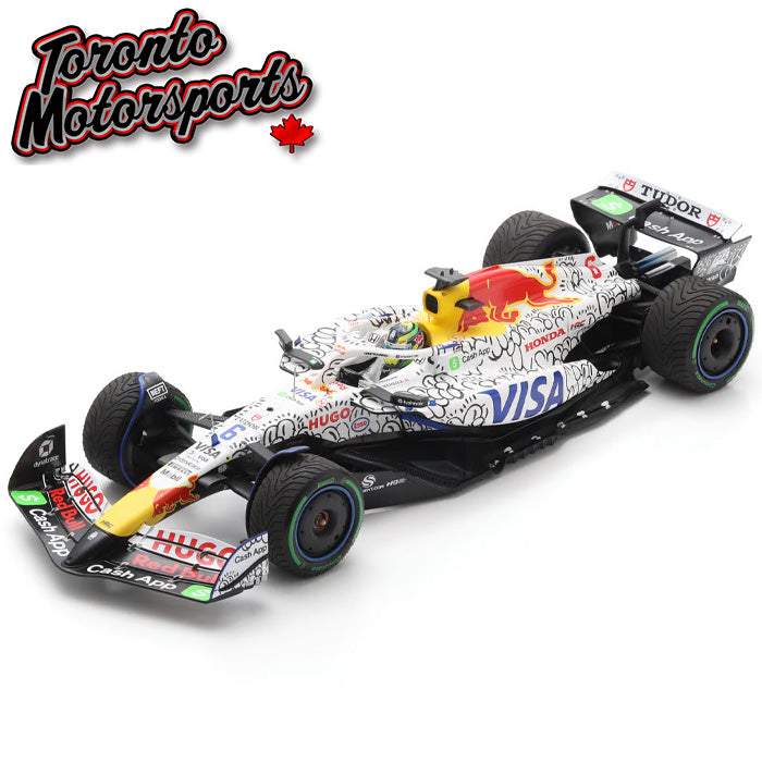 2025 Racing Bulls VCARB 02 Visa Cash App #6 Isack Hadjar - British GP 1:18 Scale by Spark #18S1220