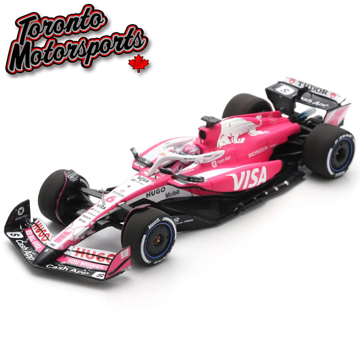 2025 Racing Bulls VCARB 02 Visa Cash App #6 Isack Hadjar - Miami GP 1:18 Scale by Spark #18S1221