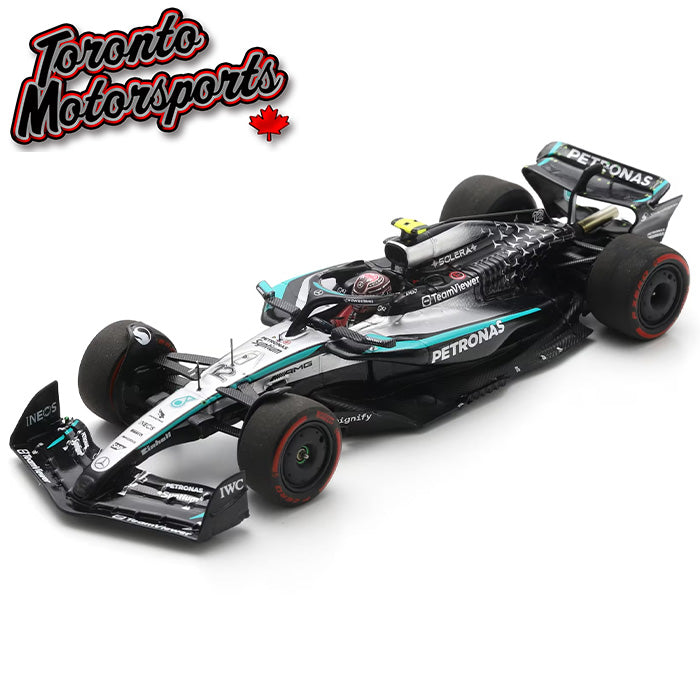 2025 Mercedes W16 #12 Kimi Antonelli - Sprint Qualifying Pole Miami GP 1:18 Scale by Spark #18S1253
