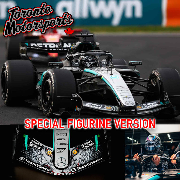 2026 Mercedes-AMG PETRONAS W17 #63 George Russell - 4th Japanese GP *w/ SPECIAL FIGURINE* - 1:43 Scale by Spark #S9364