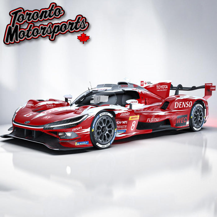 2026 TOYOTA TR010 HYBRID #8 TOYOTA RACING Buemi/Hartley/Hirakawa - 3rd Le Mans 24Hr 1:18 Scale by Spark #18S1321