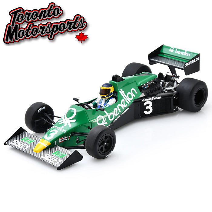 1983 Tyrrell 012 #3 Michele Alboreto - Dutch GP 1:18 Scale by Spark #18S936