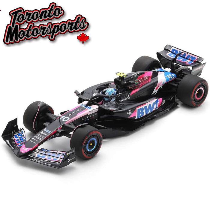 .2024 BWT Alpine F1 A524 #10 Pierre Gasly – Bahrain GP 1:18 Scale by Spark #SPA180980 (18S980)