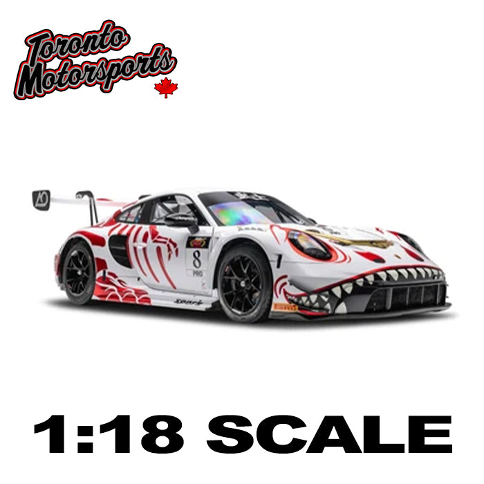 2026 Porsche 911 GT3-R #8 AO Racing 'Bushi Rex' - Suzuka 1000km Livery - 1:18 Scale by Spark #18SBUSHI