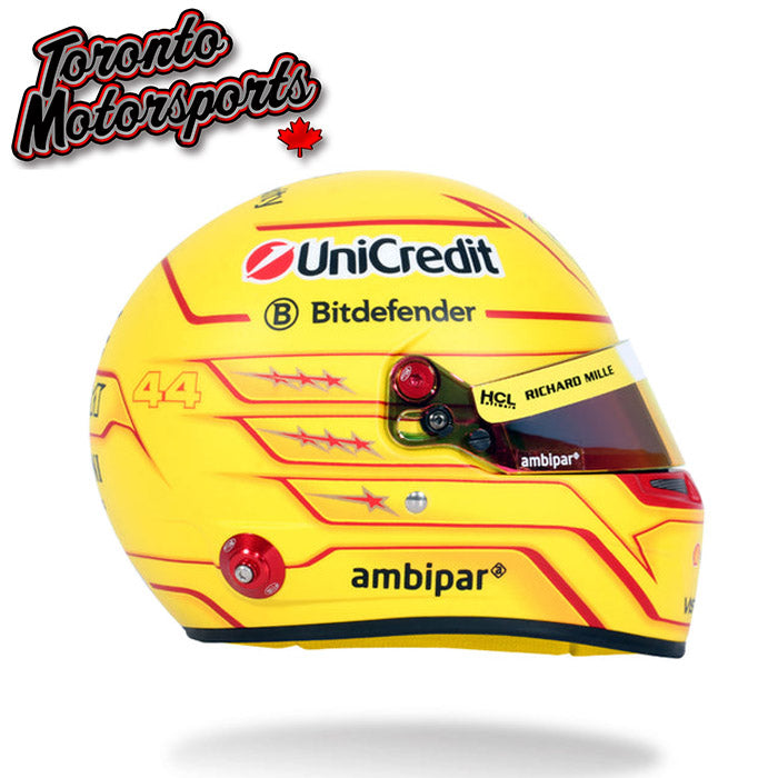2025 Lewis Hamilton Ferrari F1 Formula One Replica Helmet - EXACT SCALE REPLICA 1:2 Scale - Size of a Grapefruit #HEL-LH25