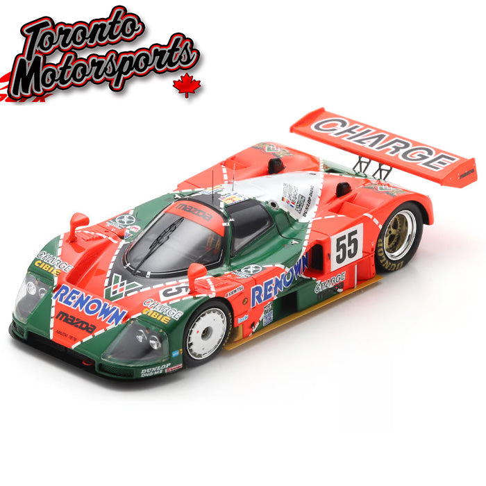 1991 Mazda 787 B #55 V. Weidler/J. Herbert/B. Gachot - WINNER 24HR Le Mans 1:43 by Spark 43LM91