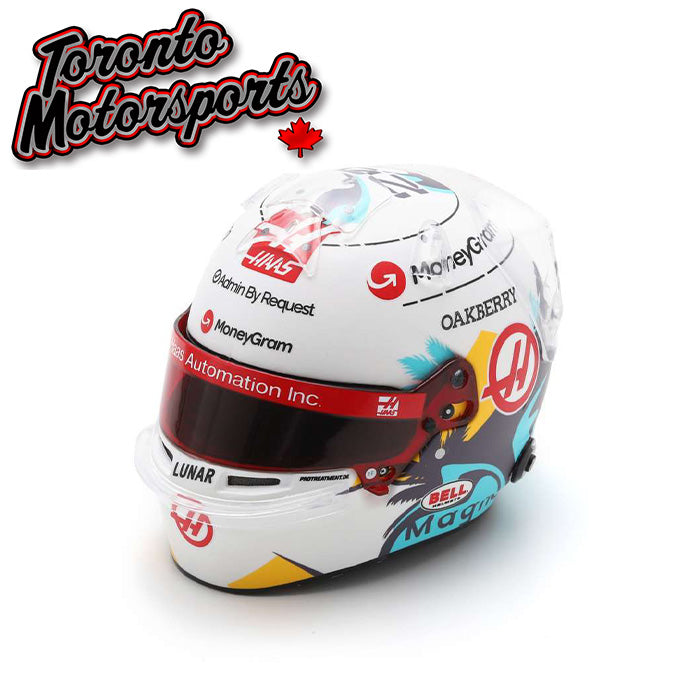 .2024 Kevin Magnussen Haas - F1 Replica Helmet - 1:5 Scale by Spark #5HF150 (SPA5HF150)