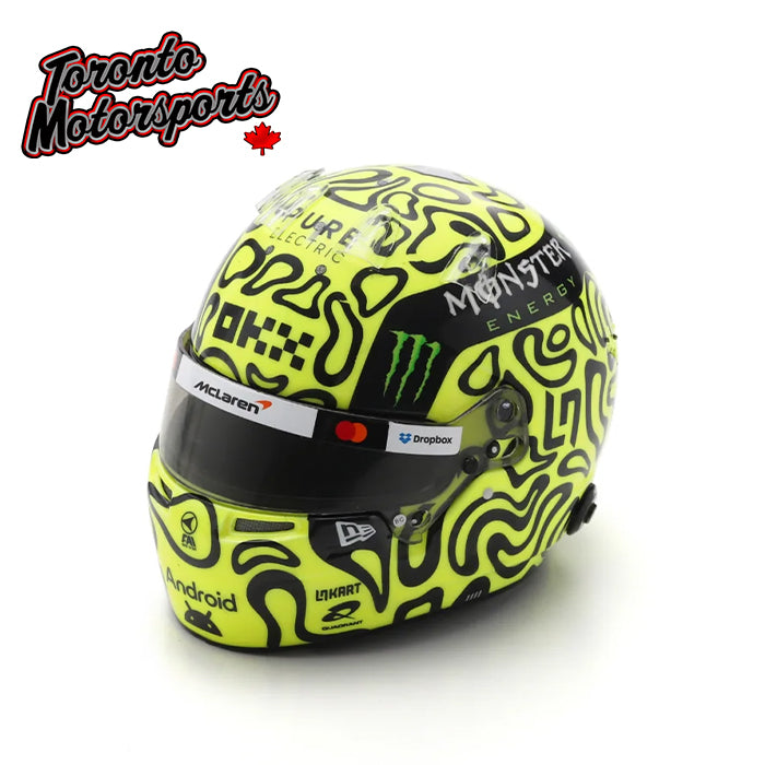 2025 Lando Norris - McLaren Formula 1 Team  -  F1 Replica Helmet - 1:5 Scale by Spark #5HF188