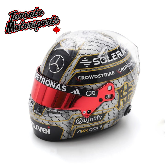 .2025 George Russell - Mercedes-AMG PETRONAS F1 Team - Chinese GP - F1 Replica Helmet - 1:5 Scale by Spark #5HF199