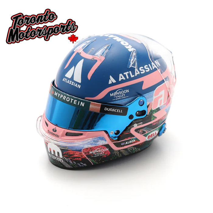 2025 Alexander Albon - Williams Racing - F1 Replica Helmet - Japanese GP - 1:5 Scale by Spark #5HF202