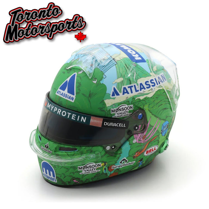 2025 Alexander Albon - Williams Racing - F1 Replica Helmet - Singapore GP - 1:5 Scale by Spark #5HF226