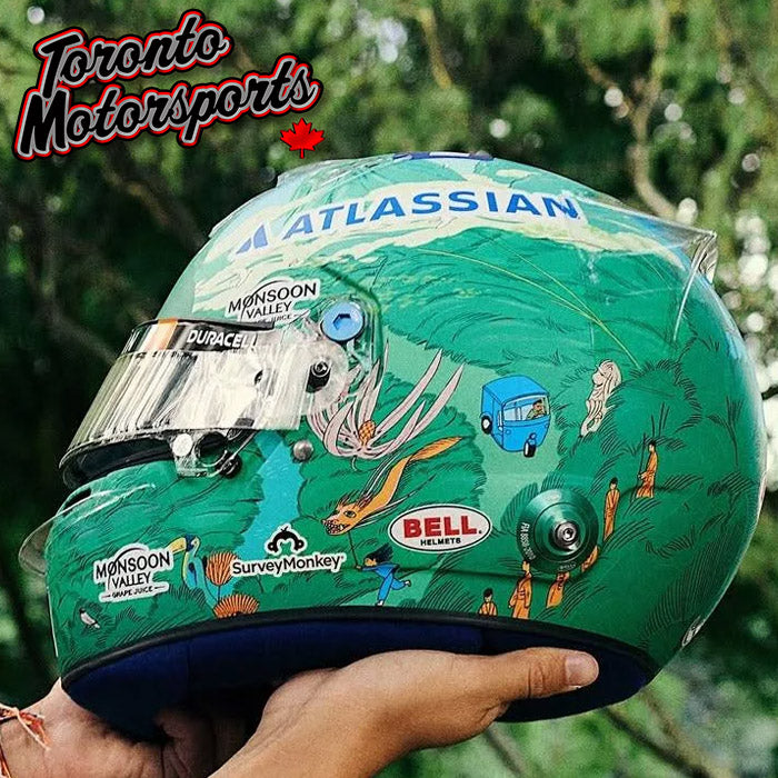 2025 Alexander Albon - Williams Racing - F1 Replica Helmet - Singapore GP - 1:5 Scale by Spark #5HF226