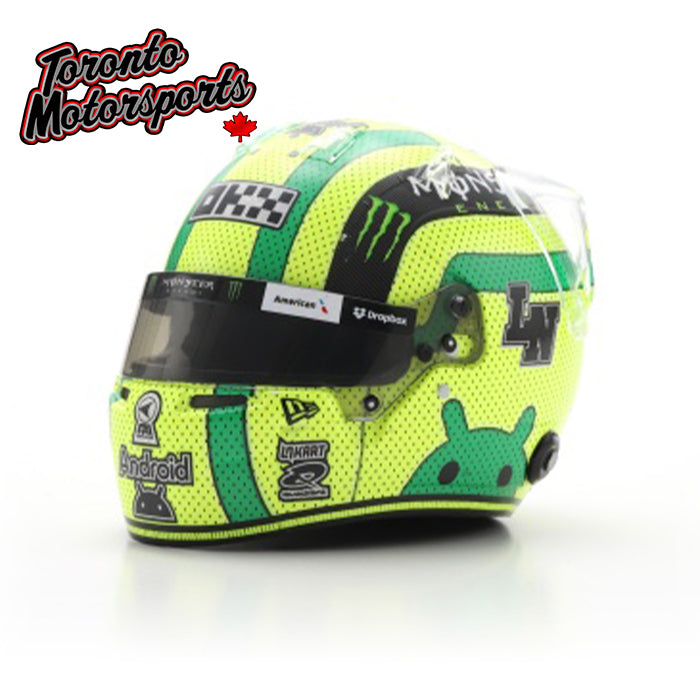 2025 Lando Norris - McLaren Formula 1 Team - US GP -  F1 Replica Helmet - 1:5 Scale by Spark #5HF228