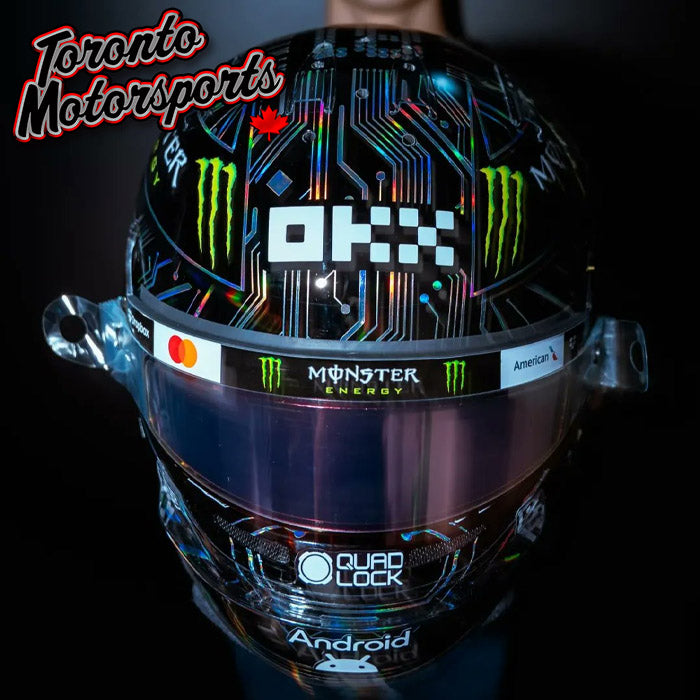 2025 Oscar Piastri - McLaren F1 Team - US GP - F1 Replica Helmet - 1:5 Scale by Spark #5HF230