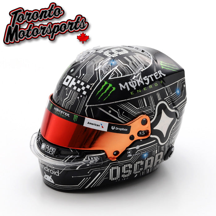 2025 Oscar Piastri - McLaren F1 Team - US GP - F1 Replica Helmet - 1:5 Scale by Spark #5HF230