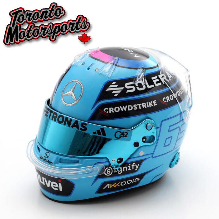 2025 George Russell - Mercedes-AMG PETRONAS - US GP - F1 Replica Helmet - 1:5 Scale by Spark #5HF231