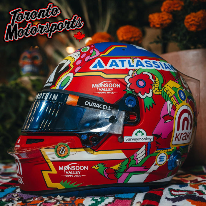 2025 Alexander Albon - Williams Racing - F1 Replica Helmet - Mexican GP - 1:5 Scale by Spark #5HF233