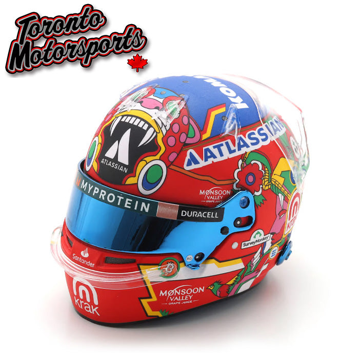 2025 Alexander Albon - Williams Racing - F1 Replica Helmet - Mexican GP - 1:5 Scale by Spark #5HF233