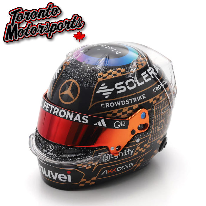 2025 George Russell - Mercedes-AMG PETRONAS - Las Vegas GP - F1 Replica Helmet - 1:5 Scale by Spark #5HF236