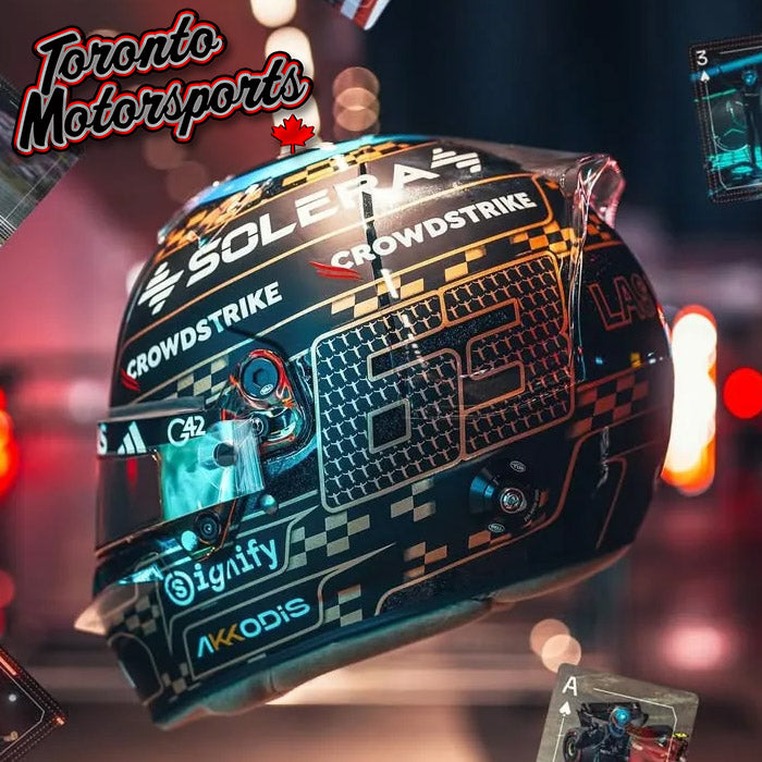2025 George Russell - Mercedes-AMG PETRONAS - Las Vegas GP - F1 Replica Helmet - 1:5 Scale by Spark #5HF236