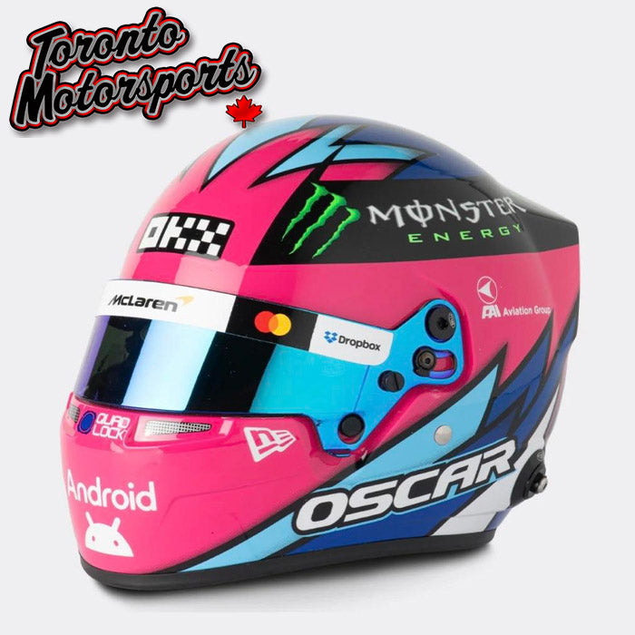 2025 Oscar Piastri - McLaren F1 Team - Las Vegas GP - F1 Replica Helmet - 1:5 Scale by Spark #5HF237