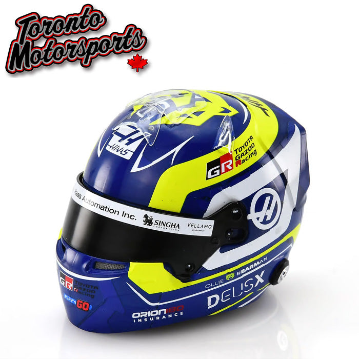 2026 Ollie Bearman - TGR Haas Formula 1 Team - 2026 SEASON -  F1 Replica Helmet - 1:5 Scale by Spark #5HF241