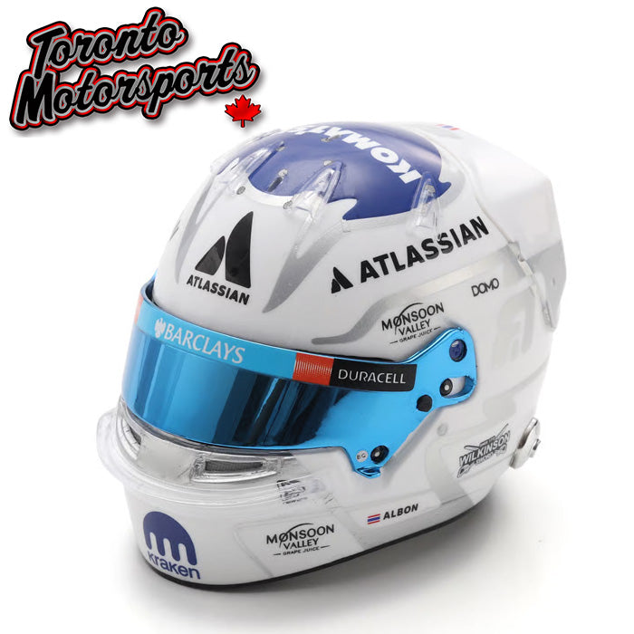 2026 Alex Albon - Atlassian Williams Formula 1 Team - 2026 SEASON -  F1 Replica Helmet - 1:5 Scale by Spark #5HF247